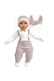 Red 5-Piece Baby Boy Hospital Discharge Set with Teddy Bear Strap and Bow Tie