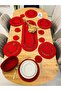 Wicker Jute Presentation Plate Mat Placemat American Service Runner Basket and Cup Holder 14 Pieces - 4