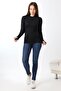 Women's Finger Detailed Body 21756 Black
