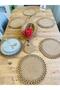 Wicker Jute Presentation Plate Mat, Supla American Serving Coaster and Basket, 13 Pieces - 2