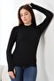 Women's Finger Detailed Body 21756 Black - 2