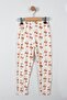 2 Piece Pajama Set with Peacock Pattern and Button Detail - 5
