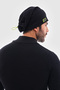 Men's Beret Black Neon Thread Detailed Italian Design 4 Season Hat Beret Buff - 7