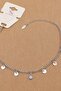 Ysx Brand Vip Evil Eye Beaded Sequin Model Chain Anklet Silver 22+5cm New Season - 4