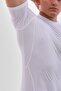 Men's Compression Slim Fit Super Stretchy Body T-Shirt White - 4