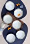 Leon 6-Person 14 cm Special Design Porcelain Soup Bowl Presentation Set