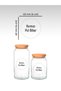 216 Transparent Round Jar Labels/Sticker for Spices, Legumes, Nuts, Herbs, Tea, and Coffee - 2