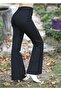 Women's Steel Knitted Spanish Leg Tights Black - 3