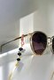 Black Abacus Glass Beaded Glasses String - 2