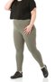 High Waist Wide Belt Gathering Fleece Inner Winter Ribbed Tights - 3