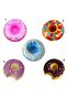 Inflatable Pool Toy and Cup Holder, Chocolate Donut Fun Flavor - 3