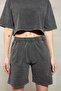 Women's Crop Shorts Set - 4