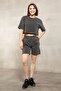 Women's Crop Shorts Set