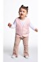Quilted Baby Girl Vest - Pink - 2