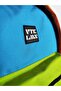 Unisex Green Blue Orange School And Backpack - 3