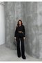 Trend Model Linen - Crop Shirt and Pants Set - 3