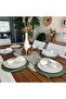 Placemat, New Season, Retro Pattern, 6 Placemats, 6 Napkins, 6 Napkin Rings and Table Runner Cover - 3