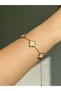 Multiple Clover Steel Bracelet