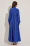 PILE DETAILED DRESS - SAX BLUE - 8