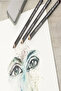 Van Dyck A5 300Gr 20 Yp Cretacolor 6'Lı Aquarell Dilutable Brush Roll Pen Holder Sketch Set - 2