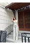 Women's Asymmetrical Cut Vest Palazzo Pants Suit - 7