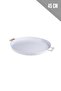 3 Piece 45white, 37black, 30white Metal Tray with Wooden Handles Tea Tray Presentation Tray Set - 5