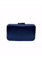 Blue Satin Women's Evening Dress Bag - 2