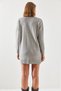 Women's Gray Knitwear Dress 20246197 - 5