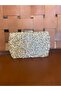EVENING BAG CREAM SEDEF NATURAL STONE