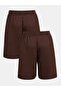 2 Pack Men's Combed Cotton Shorts - 2