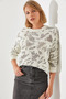 Women's Ecru Knitwear Sweater 20246178 - 3