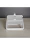 Premium Card Case White Horizontal Name Badge Card Protector - 4