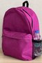 Fuchsia Unisex School and Travel Bag - Water Repellent Fabric, Sports Style, 40x30x15cm, 18LT - 4