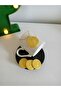 Gold-themed Black-bottomed Special Design Coffee Cup Model - 2