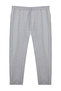 Plus Size Gray Regular Fit Elastic Waist and Tie Fabric Pants Tmnaw25Ar00004 - 7