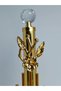Japanese Rose Detailed Gold Paper Towel Holder - 4