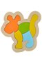 Wooden Toy Dog Montessori Colorful Find-Plug Dog