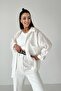 Off-Shoulder Oversize Shirt Made of 100% Flared Linen. - 3