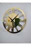 Wooden Factory Vip Modern Design Decorative Wall Clock (Gold)