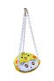 Cockatiel Round Bagel Swing Double Sided Swing Toy Yellow White