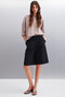 Basıl Women's Oversize 100% Organic Cotton Knitted Long Sleeve Mink T-Shirt - 3