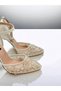 Bridal Shoes, Embroidered Bridal Shoes, Evening Dress Shoes, Floral Shoes - 6
