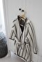 Organic 4-layer Striped Muslin Children's Bathrobe