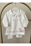 Embroidered Long Sleeve Newborn Baby Girl Set - 6