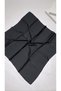 Scarf - New Product Gold Scarf Solid Color Whether Evening Dress or Daily Use Hijab Wear (Black) - 5