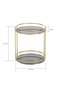 Tekno Tel Eg-213 - Two Tier Bathroom Accessory, Gold Presentation Shelf - 2