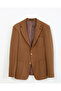 Camel Slim Fit Blazer - Single Jacket 7160-1-4