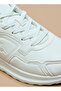 Women's Monotone Walking Shoes with Lace-Up Closure - 5