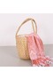 Love 17X22/40Cm. Natural Water Hyacinth Bag - 7