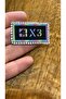 Zircon Stone Appliqué with Writing That Sticks to Ironing, 4X2 cm